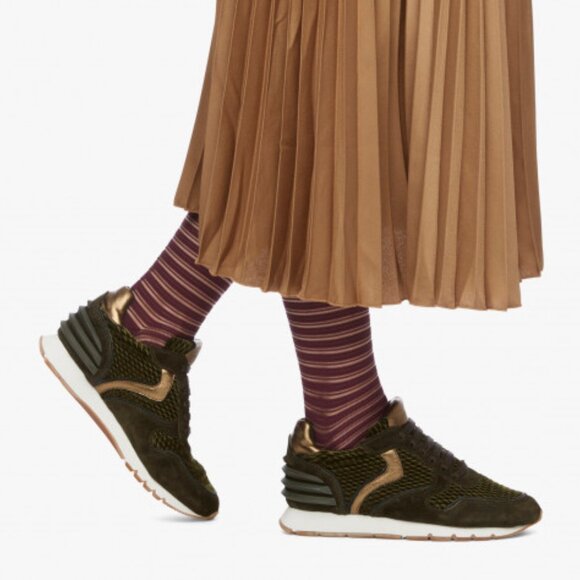 Voile Blanche Julia Powers Suede and Velour Sneaker Size 38 - Picture 7 of 8